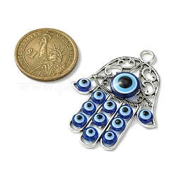 Blue Evil Eye Alloy Big Pendants&nbsp;PALLOY-JF02358-02