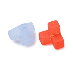 Frosted Transparent Acrylic Beads&nbsp;SACR-T362-01B