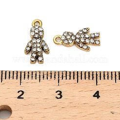 304 Stainless Steel Rhinestone Pendant&nbsp;STAS-U047-12G
