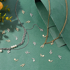 60Pcs 6 Style 304 & 201 Stainless Steel Charms&nbsp;STAS-UN0033-19