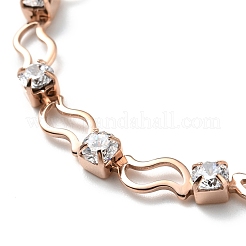 Crystal Cubic Zirconia Tennis Bracelet&nbsp;BJEW-E108-03RG