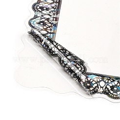 レーステーマの防水ペット装飾ステッカー  長方形  92~95x70~78x0.01mm  10個/セット&nbsp;LS-STIC-U003-02E