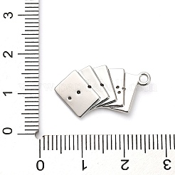 Brass Micro Pave Cubic Zirconia Pendants&nbsp;KK-L229-067P