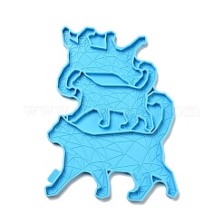 DIY Leopard Cup Mat Silicone Molds&nbsp;DIY-A034-01E
