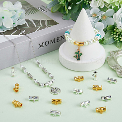 60Pcs 3 Colors Zinc Aolly Tube Bails&nbsp;FIND-SP0002-41