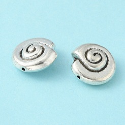 Tibetan Style Alloy Snail Shell Beads&nbsp;X-TIBEB-5570-AS-LF
