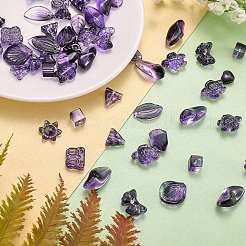 80Pcs Gradient Color Transparent Glass Beads&nbsp;GLAA-SZ0002-26D