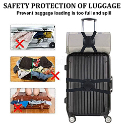 Elastic Adjustable Luggage Straps&nbsp;AJEW-WH0165-36