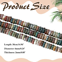 1 Strand Natural Indian Agate Beads Strands&nbsp;G-ME0001-24