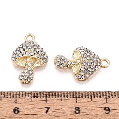 Rack Plating Alloy Rhinestone Pendants&nbsp;PALLOY-T091-26M-G
