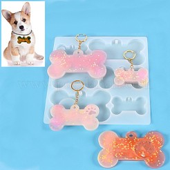 Bone Shape DIY Pendant Silicone Molds&nbsp;X-SIMO-PW0001-327