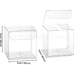 Foldable Transparent PET Box&nbsp;CON-WH0074-72A