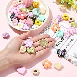 20Pcs 10 Styles Silicone Focal Beads&nbsp;SIL-YW0002-44