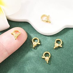 SHEGRACE Brass Lobster Claw Clasps&nbsp;XGR0093G-159G