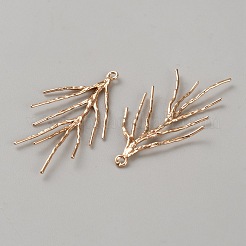 Brass Branch Pendants&nbsp;FIND-WH0148-270KCG