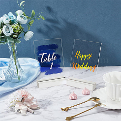 12Pcs Wood Name Card Place Card Holders&nbsp;ODIS-GF0001-06A