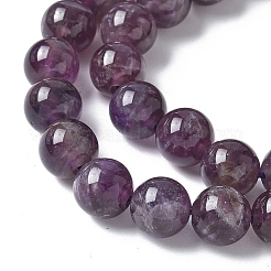 Natural Amethyst Beads Strands&nbsp;G-M445-8MM-01D