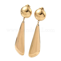 304 Stainless Steel Dangle Stud Earrings for Women&nbsp;EJEW-F412-01G-01
