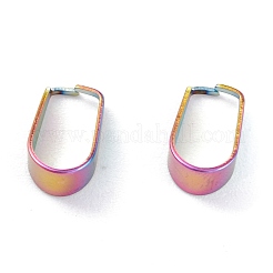 Ion Plating(IP) 304 Stainless Steel Snap on Bails&nbsp;STAS-P214-08MC-03