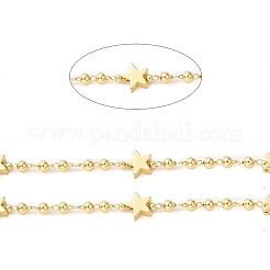 Brass Star Link Chains&nbsp;CHC-M024-08G-02