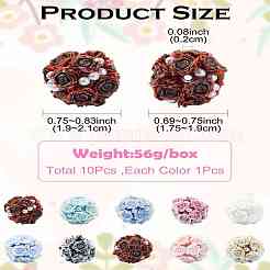 10Pcs Opaque Acrylic Beads&nbsp;OACR-CJ0002-38
