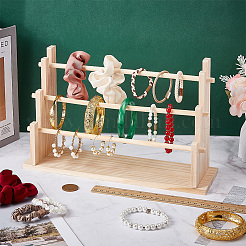 3-Tier Wood Scrunchie Riser Holders&nbsp;ODIS-WH0030-265