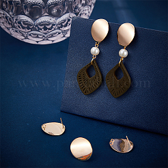 12Pcs Brass Stud Earring Findings&nbsp;KK-BC0010-89