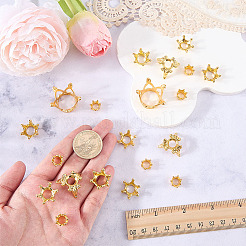 26Pcs 4 Styles Crown Alloy Display Stands for Gemstone&nbsp;FIND-AR0006-93G