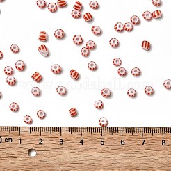 6/0 Opaque Colours Seep Glass Seed Beads&nbsp;X-SEED-F003-04A-14