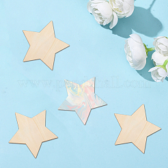 50Pcs Wood Cutouts&nbsp;DIY-SP0004-64A-03