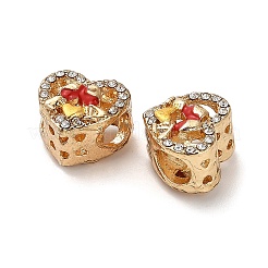 Alloy Enamel European Beads&nbsp;FIND-Q115-08G