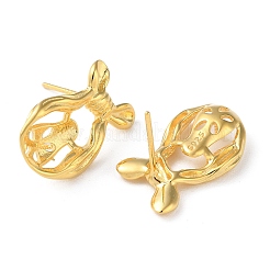 925 Sterling Silver Stud Earring Settings&nbsp;STER-M115-01G