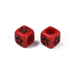 Opaque Acrylic Beads&nbsp;MACR-T038-17