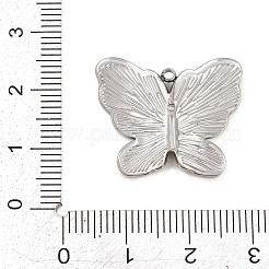 304 Stainless Steel Pendants&nbsp;STAS-E523-01B-P