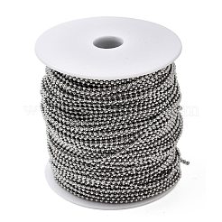 Tarnish Resistant 201 Stainless Steel Ball Chainswith Spool&nbsp;CHS-R008-19-100m