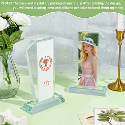 Heat Transfer Printing Crystal Blank Medal Trophy Display Decorations&nbsp;AJEW-WH0596-717
