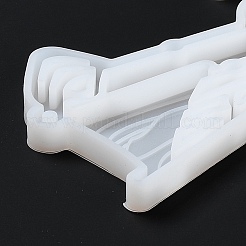 Diy死の鎌ペンダント シリコン型  レジン型  UVレジン＆エポキシレジンドアオープナー製作用  ホワイト  124x57x7.5mm  穴：3.5mm  内径：114x54mm&nbsp;DIY-I099-50