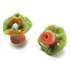 Handmade Lampwork Bumpy Beads Strands&nbsp;LAMP-A004-06C