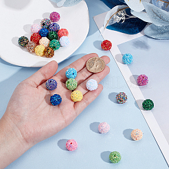 30Pcs Opaque Acrylic Beads&nbsp;SACR-UN0001-02