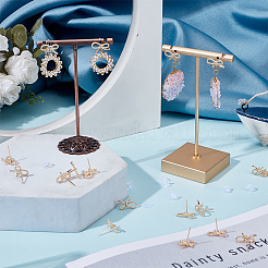 20Pcs Brass Stud Earrings Findings&nbsp;KK-SC0005-88