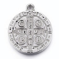 304 Stainless Steel Pendants&nbsp;STAS-P218-01