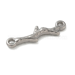 Anti-Tarnish 304 Stainless Steel Branch Connector Charms&nbsp;STAS-Q334-62P