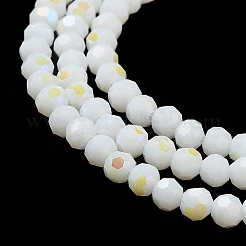 Opaque Glass Beads Strands&nbsp;LS-EGLA-A035-P4mm-L01