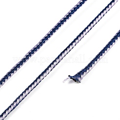 10ヤードの丸編みナイロン糸  中国結びの作りに  ライラック  1.5mm  約2.19ヤード（2m）〜3.28ヤード（3m）/ロール&nbsp;NWIR-G019-02C