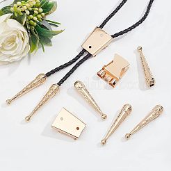 3Pcs Iron Bolo Tie Slide Clasps&nbsp;FIND-ANB0003-18LG