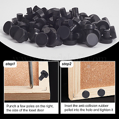 144Pcs 6 Styles PVC Plastic Non-slip Furniture Pads&nbsp;FIND-GF0007-82