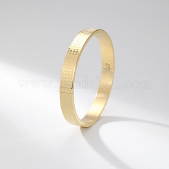 European American 201 Stainless Steel Hinged Bangles for Men Women&nbsp;LJ8660-2