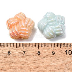UVメッキと光る不透明アクリルビーズ  スター  虹色の  暗闇で光る  ミックスカラー  19x19.5x10.5mm  穴：2.4mm&nbsp;MACR-L015-14D