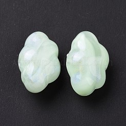 不透明なアクリルビーズ  キラキラビーズ  雲  甘露  16.5x26x13mm  穴：2mm  約150個/500g&nbsp;OACR-E014-17G