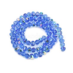 Electroplate Transparent Glass Beads Strands&nbsp;EGLA-B011-08A-AB08